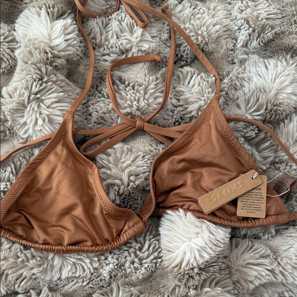 SKIMS Caramel Bikini Top